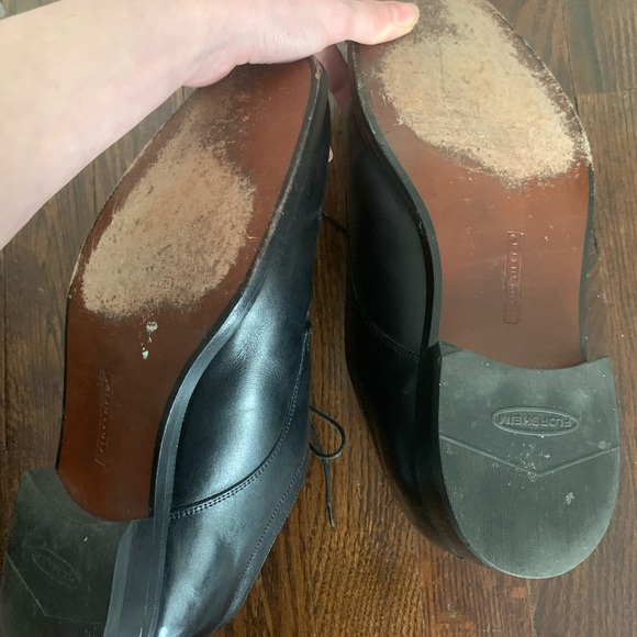 🔴 Men’s black leather dress shoes - Picture 3 of 5